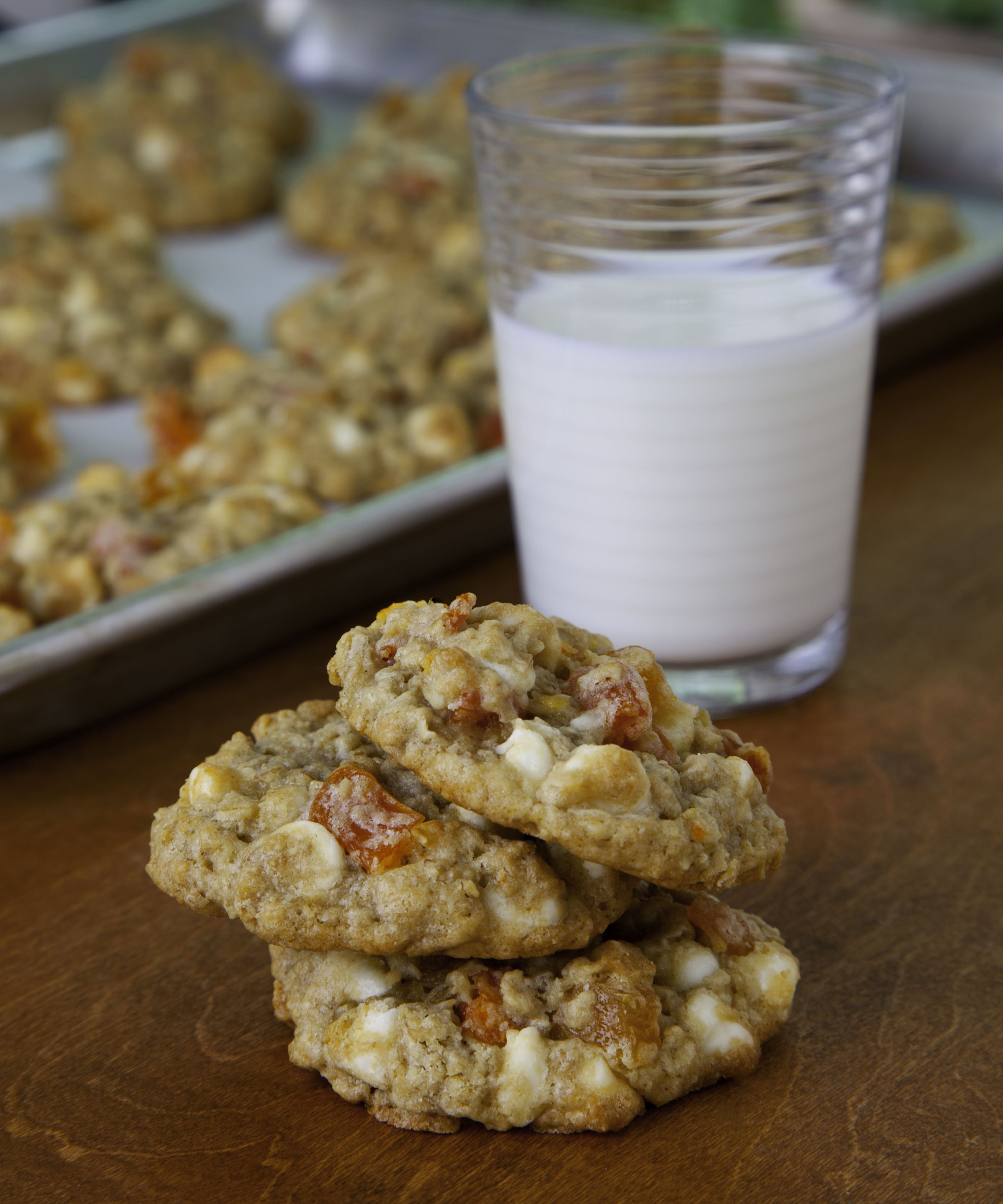 White Chocolate Apricot Cookies